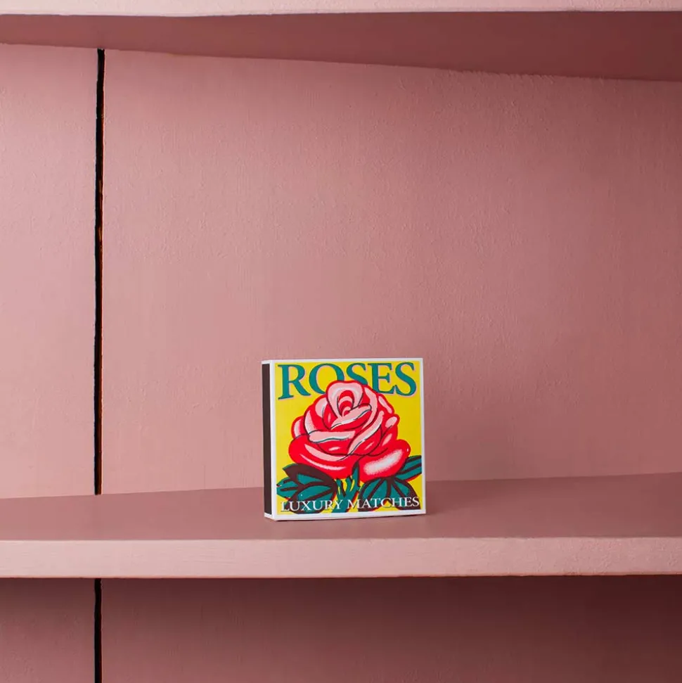 Boîte de 150 grandes allumettes - Roses