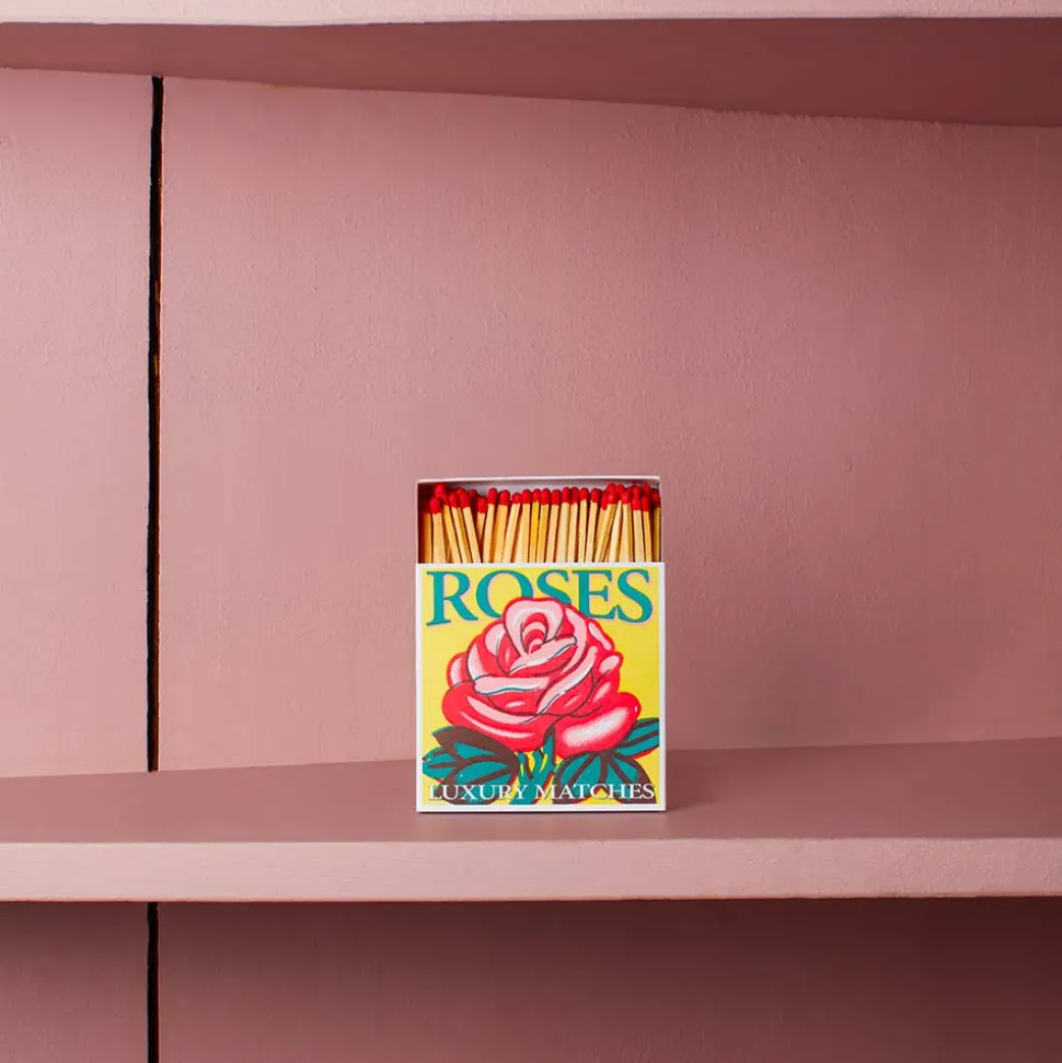 Boîte de 150 grandes allumettes - Roses