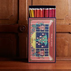 Boîte géante de 150 grandes allumettes - Noël