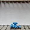 Bougeoir en aluminium - Bleu