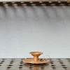 Bougeoir en aluminium - Doré
