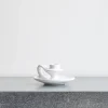 Bougeoir en céramique - Blanc