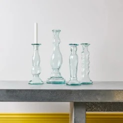 Bougeoir en verre recyclé - Noviembre