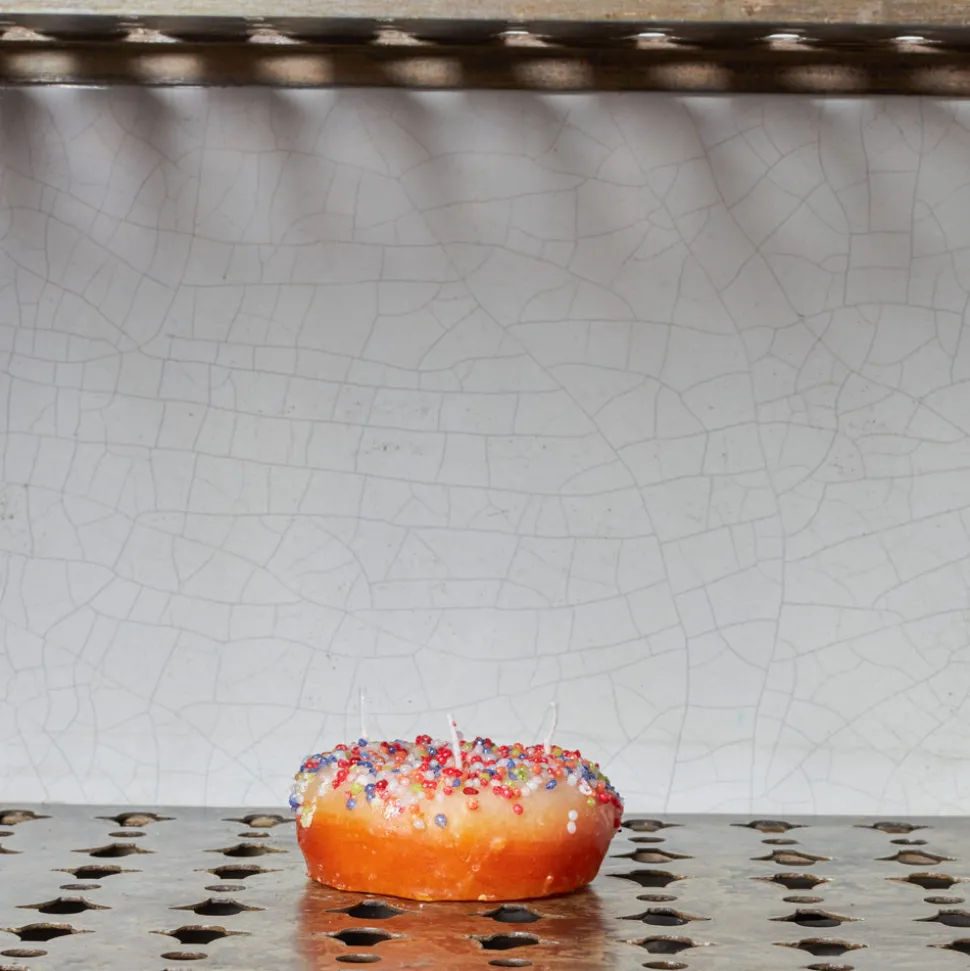 Bougie Donut - Multicolore