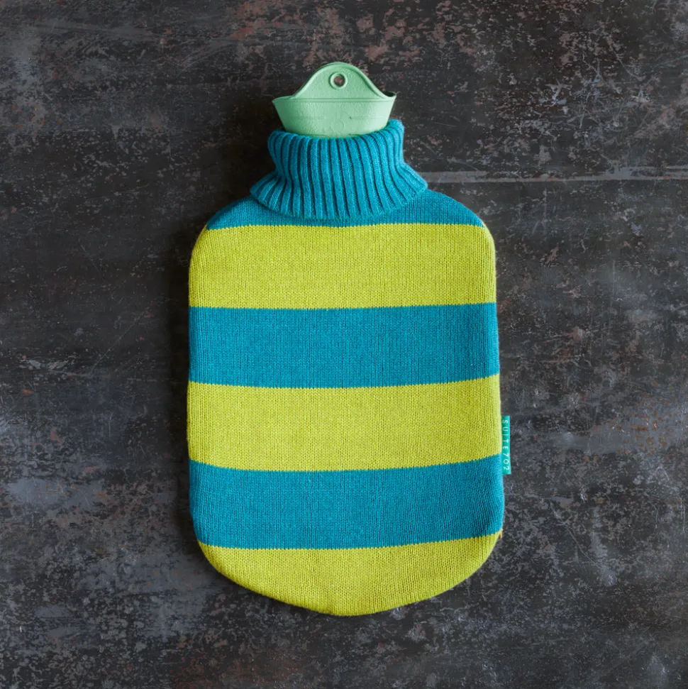Bouillotte Rayures - Sarcelle Vert & Lime