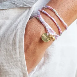 Bracelet médaille Liberty Merci - Betsy