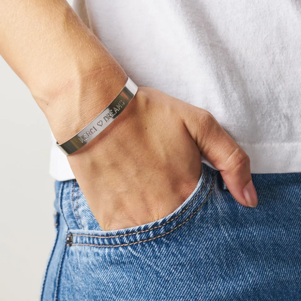 Bracelet Merci Argenté - Dreams