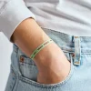 Bracelet Ruban Merci Paris - Vert