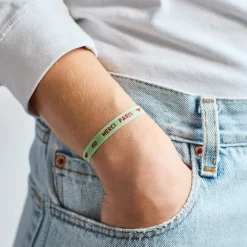 Bracelet Ruban Merci Paris - Vert