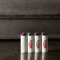 Briquet - Rouge "Rive Droite" - Non Merci