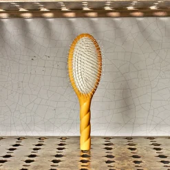 Brosse à cheveux N.04 LA MIRACLE - Démêlante & Massante - Jaune