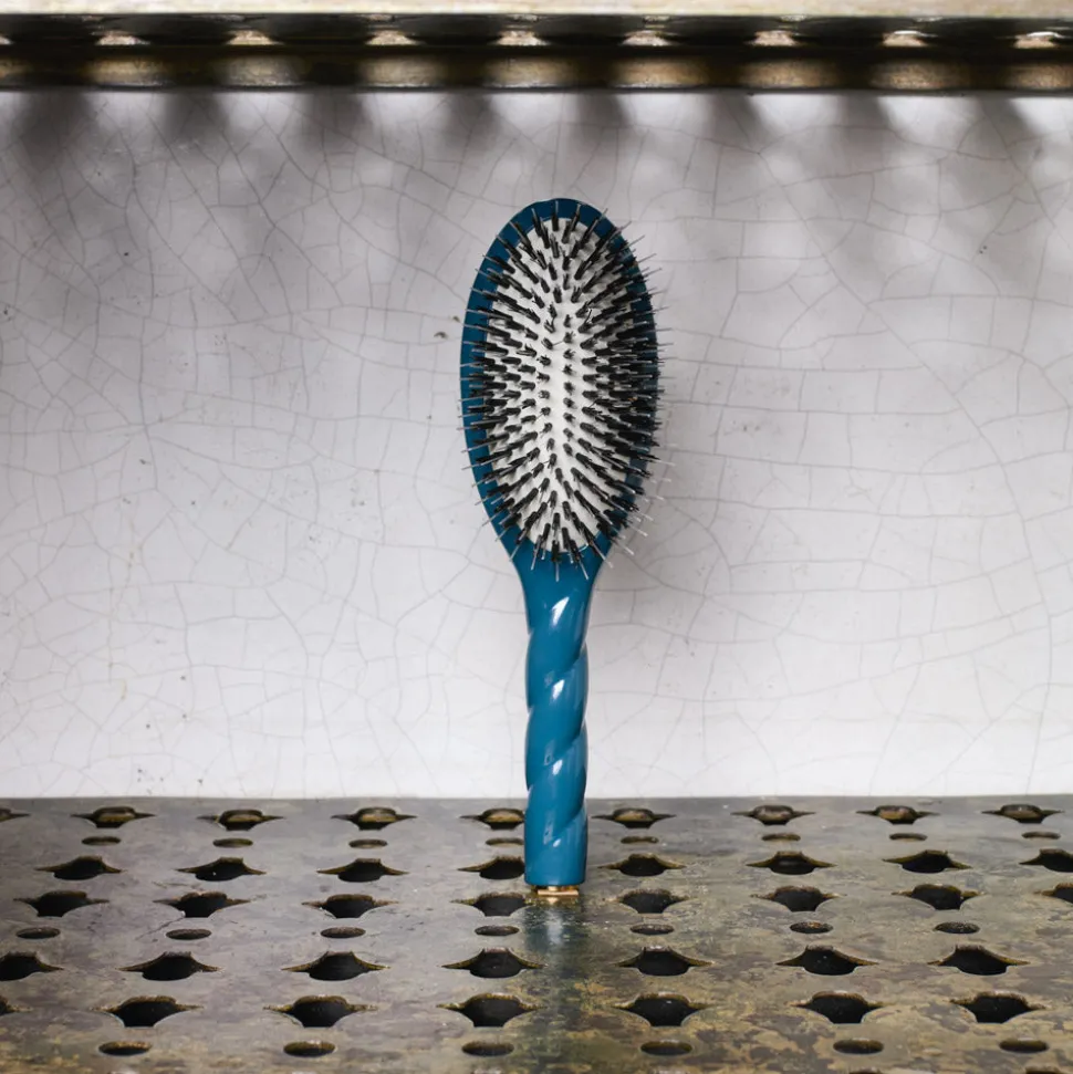 Brosse à cheveux N.02 L'INDISPENSABLE - Soin & Démêlage - Bleu