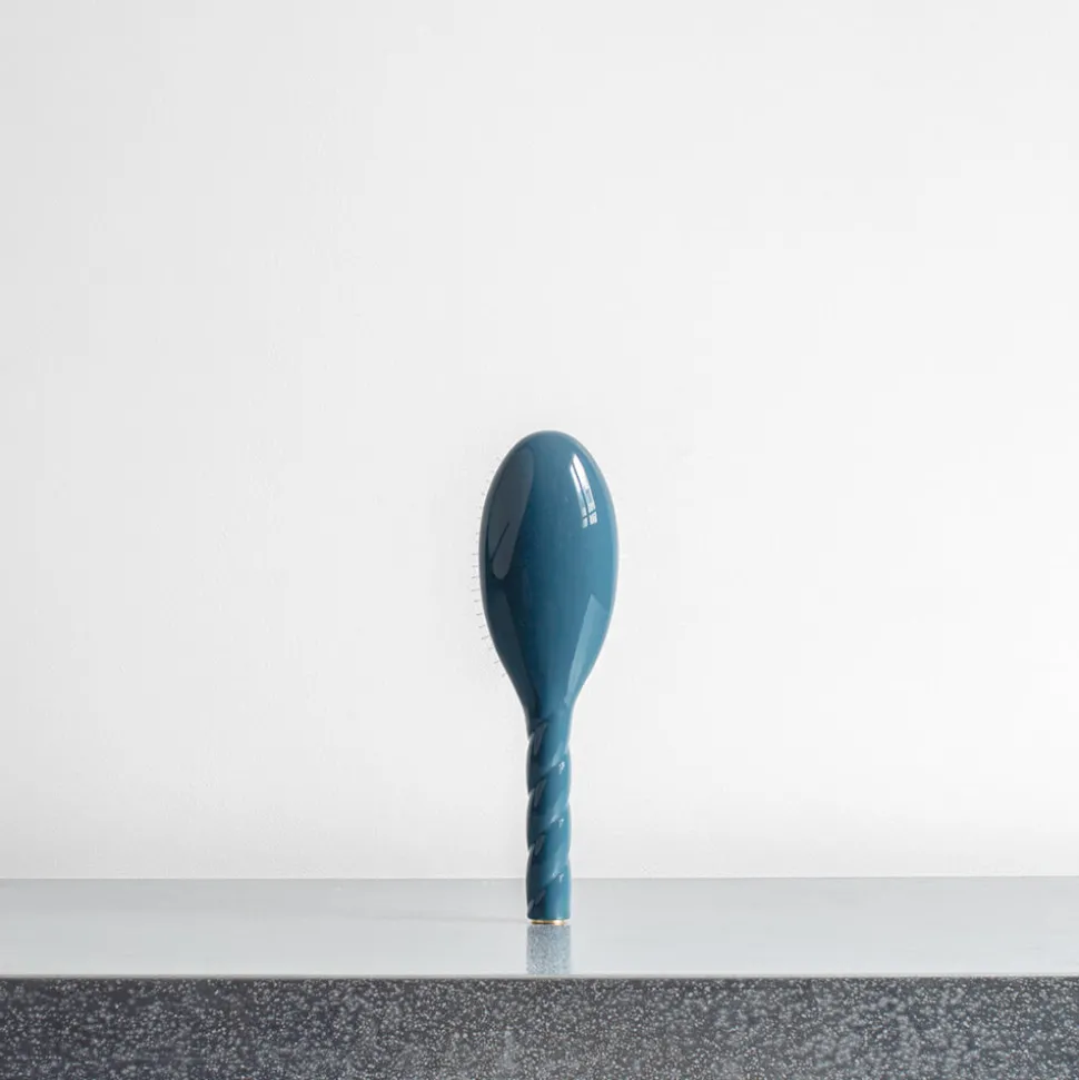 Brosse à cheveux N.02 L'INDISPENSABLE - Soin & Démêlage - Bleu