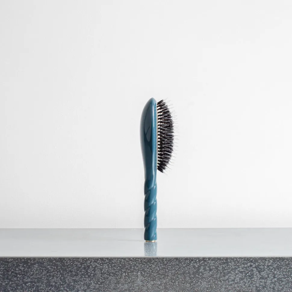 Brosse à cheveux N.02 L'INDISPENSABLE - Soin & Démêlage - Bleu