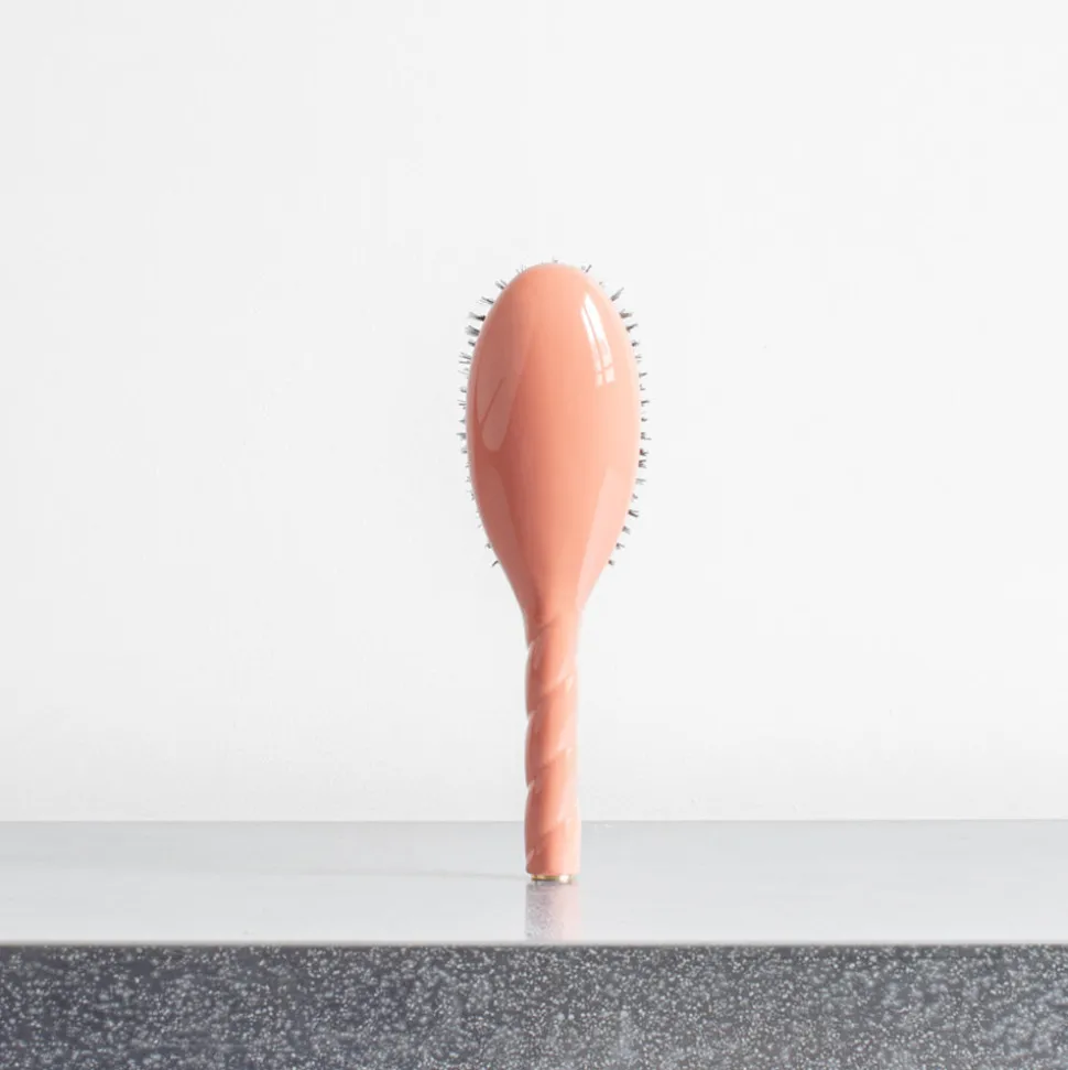 Brosse à cheveux N.01 L'UNIVERSELLE - Soin & Brillance - Corail