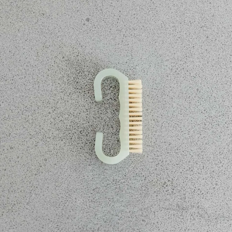 Brosse à ongles - Manche Bleu Transparent