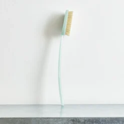 Brosse de bain - Manche Bleu Transparent