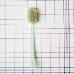 Brosse de bain - Manche Bleu Transparent