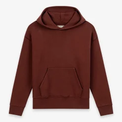 Caleb - Hoodie Caleb Bouquet brodé - Marron