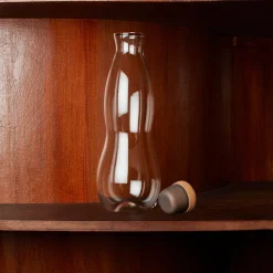 Carafe d'eau en verre purificatrice - 1,1L
