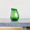 Carafe en verre soufflé - Vert