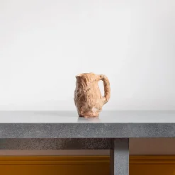 Carafe façonnée à la main - Marron & Rose