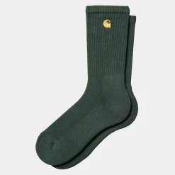 Carhartt WIP - Chaussettes Chase - Vert Sycamore