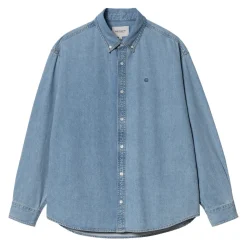 Carhartt WIP - Chemise Lucas - Blue Bleached