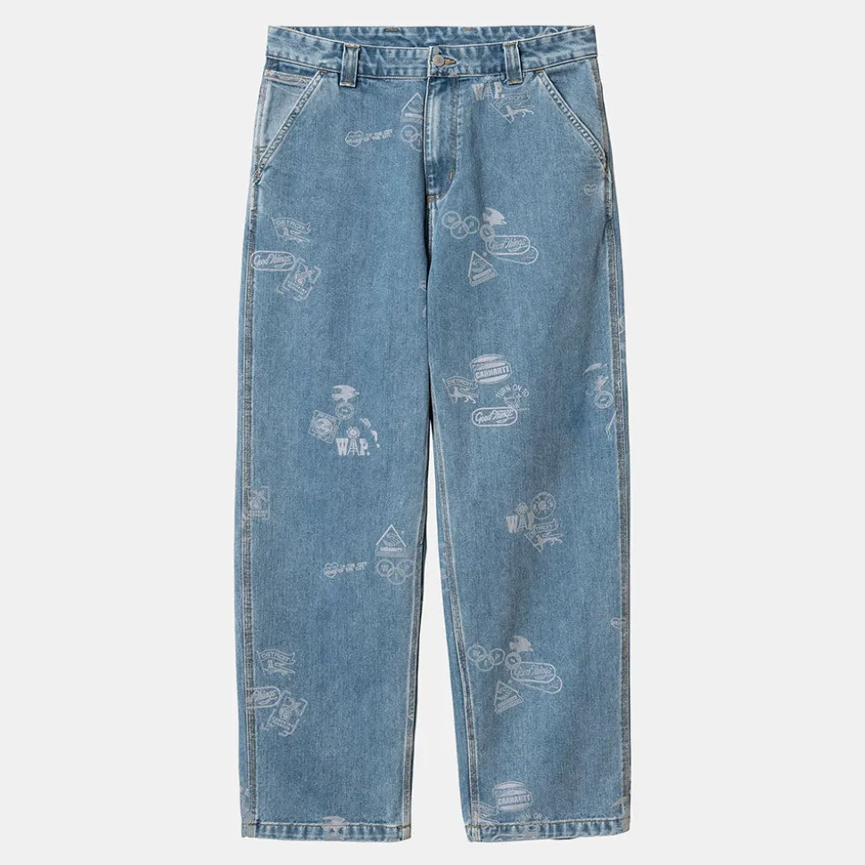 Carhartt WIP - Pantalon Stamp - Bleu