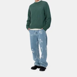 Carhartt WIP - Pantalon Stamp - Bleu