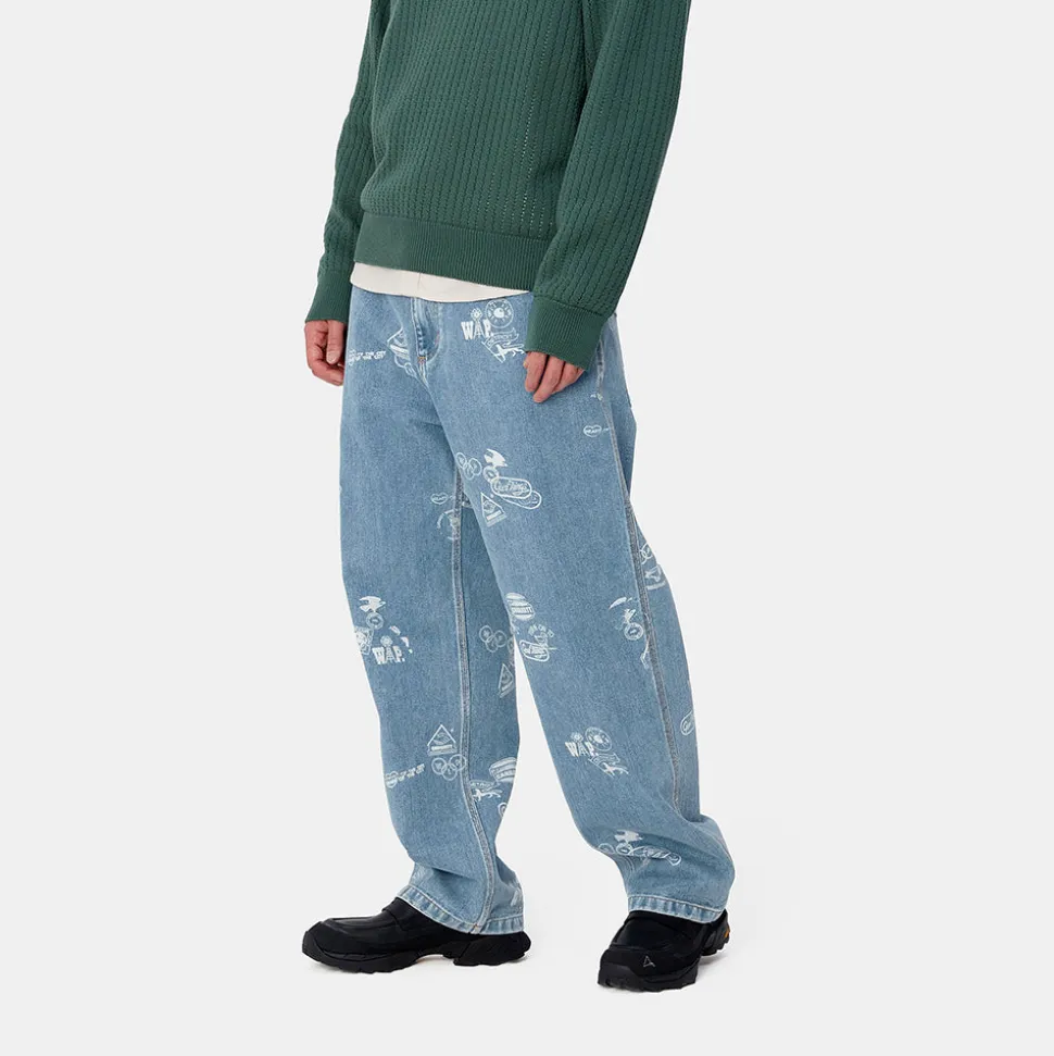 Carhartt WIP - Pantalon Stamp - Bleu
