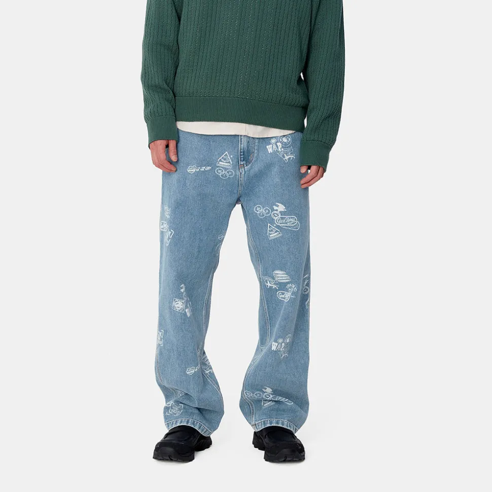 Carhartt WIP - Pantalon Stamp - Bleu