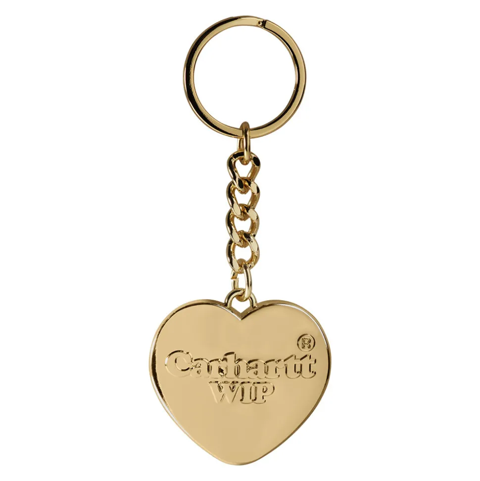 Carhartt WIP - Porte clé Heart - Gold