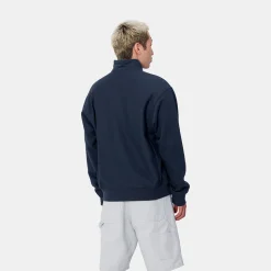 Carhartt WIP - Pull Zip - Bleu