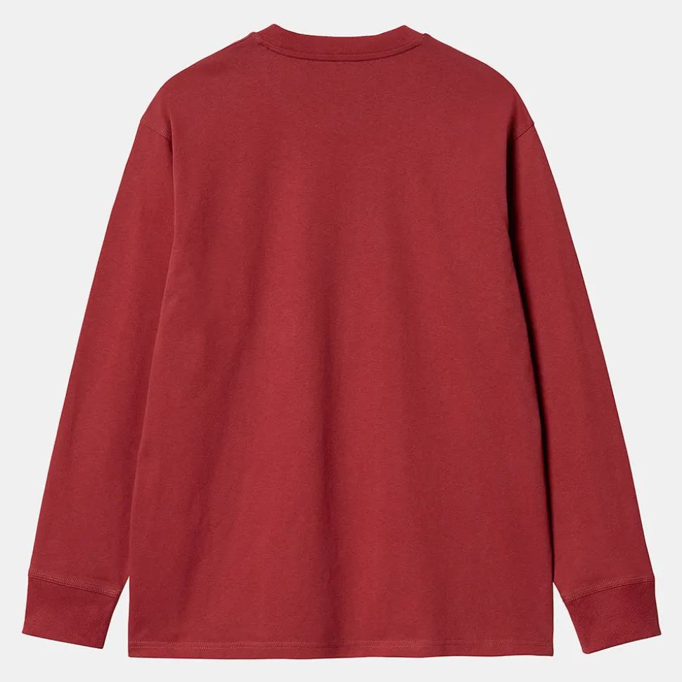 Carhartt WIP - T-Shirt American Script - Rouge
