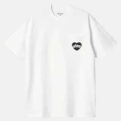 Carhartt WIP - T-Shirt Amour - Blanc