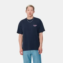 Carhartt WIP - T-Shirt Friendship - Bleu