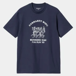 Carhartt WIP - T-Shirt Fun Run - Bleu
