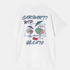 Carhartt WIP - T-Shirt Gelato - Blanc
