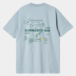 Carhartt WIP - T-Shirt Home State - Bleu
