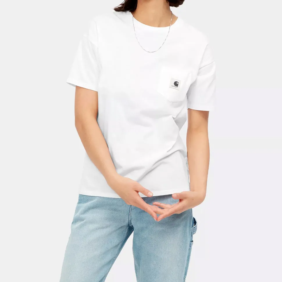 Carhartt WIP - T-Shirt Pocket - Blanc