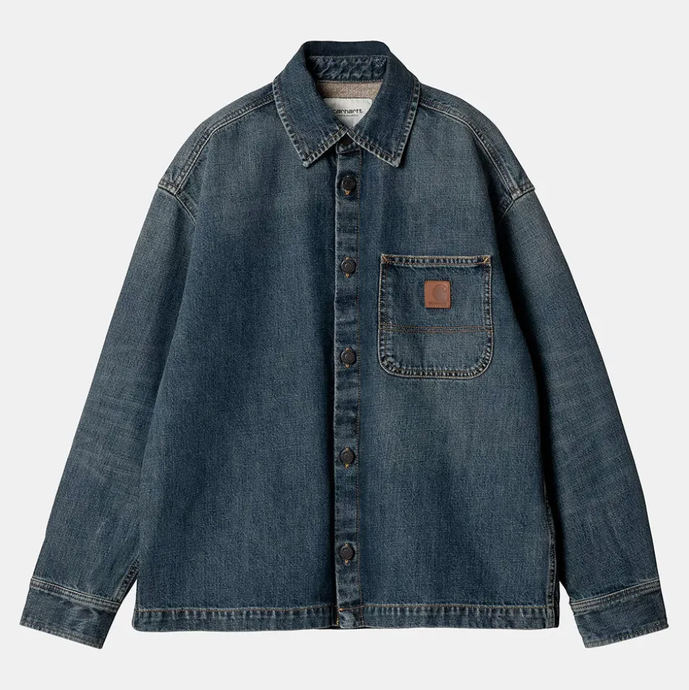 Carhartt WIP - Veste Chemise W' Lovilia - Bleu
