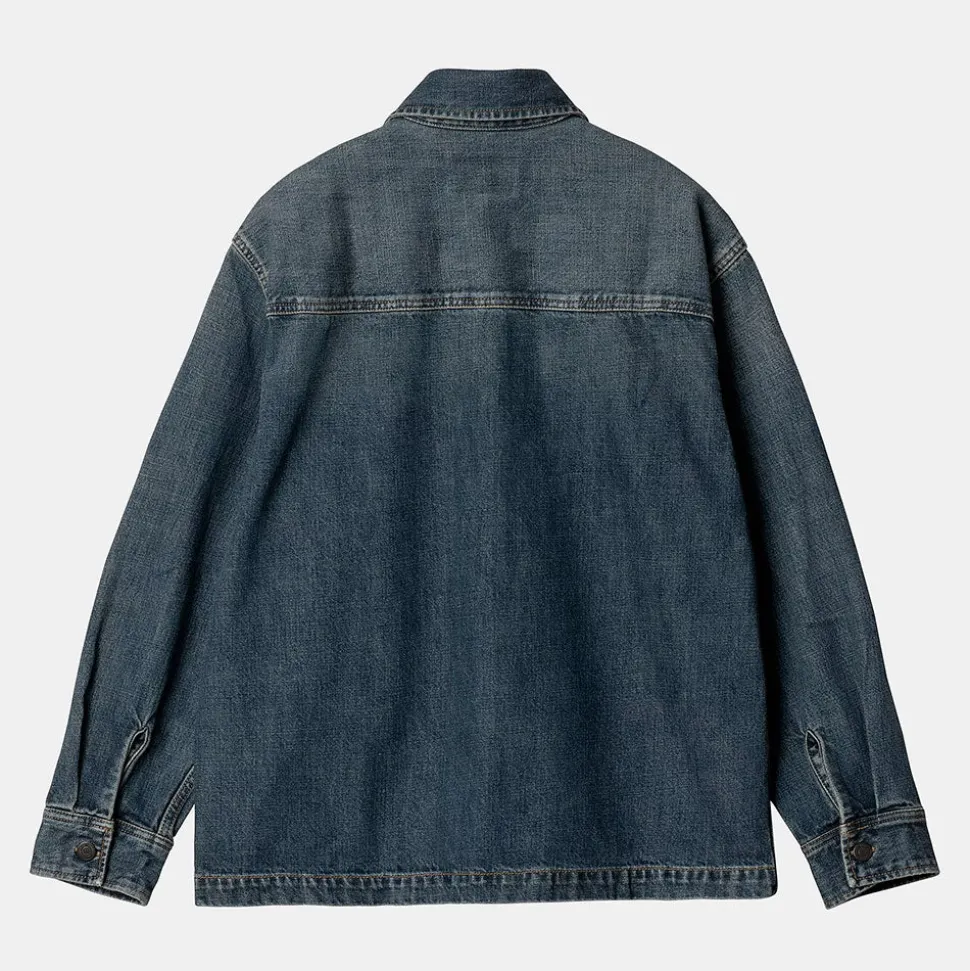Carhartt WIP - Veste Chemise W' Lovilia - Bleu