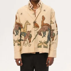 Carne Bollente - Chemise Moonlight Fauna - Beige