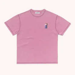 Carne Bollente - T-Shirt Chic Cheek in Paris - Rose