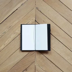 Carnet de voyage en cuir - Noir