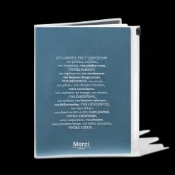 Carnet Merci - Bleu Azur