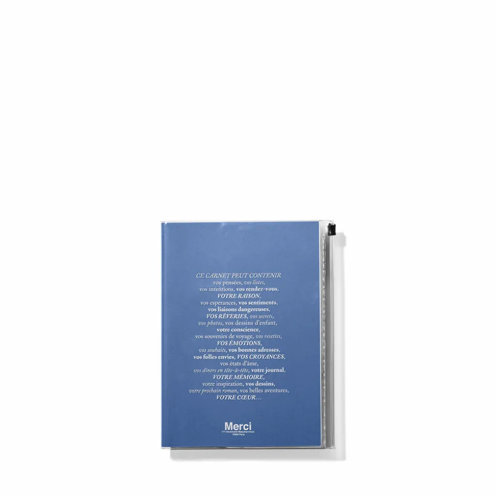Carnet Merci - Bleu Denim