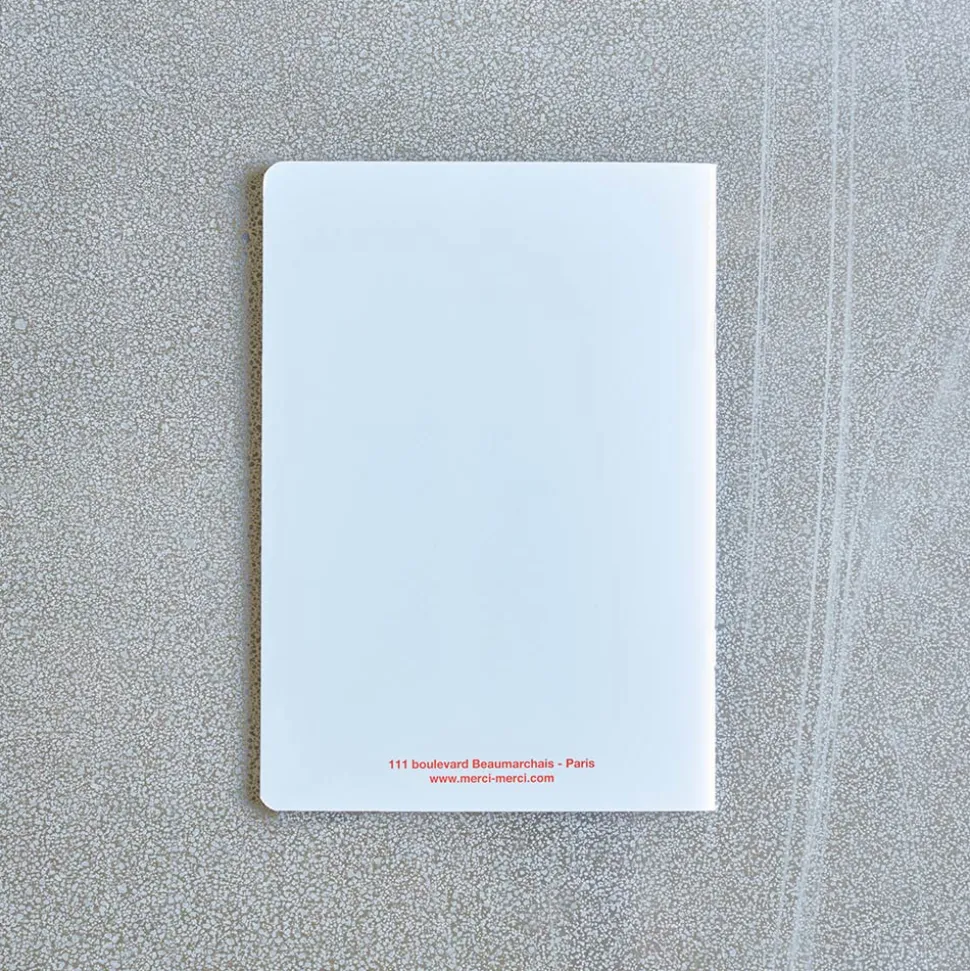 Carnet Merci - Bleu Zénith et Corail