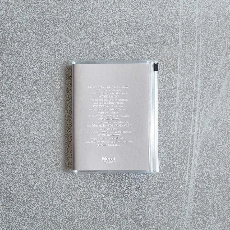 Carnet Merci - Gris